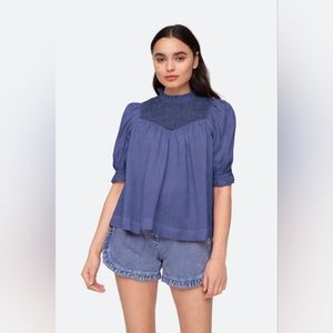 Sea NY short sleeve blouse